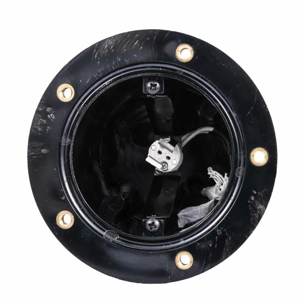 12V LED Landscape In-Ground Well Light Half Moon Head Brass
