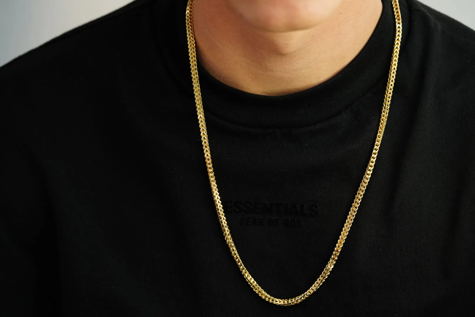 14k Classic Luxury – Medium Franco Chain That Defines Style and Durability