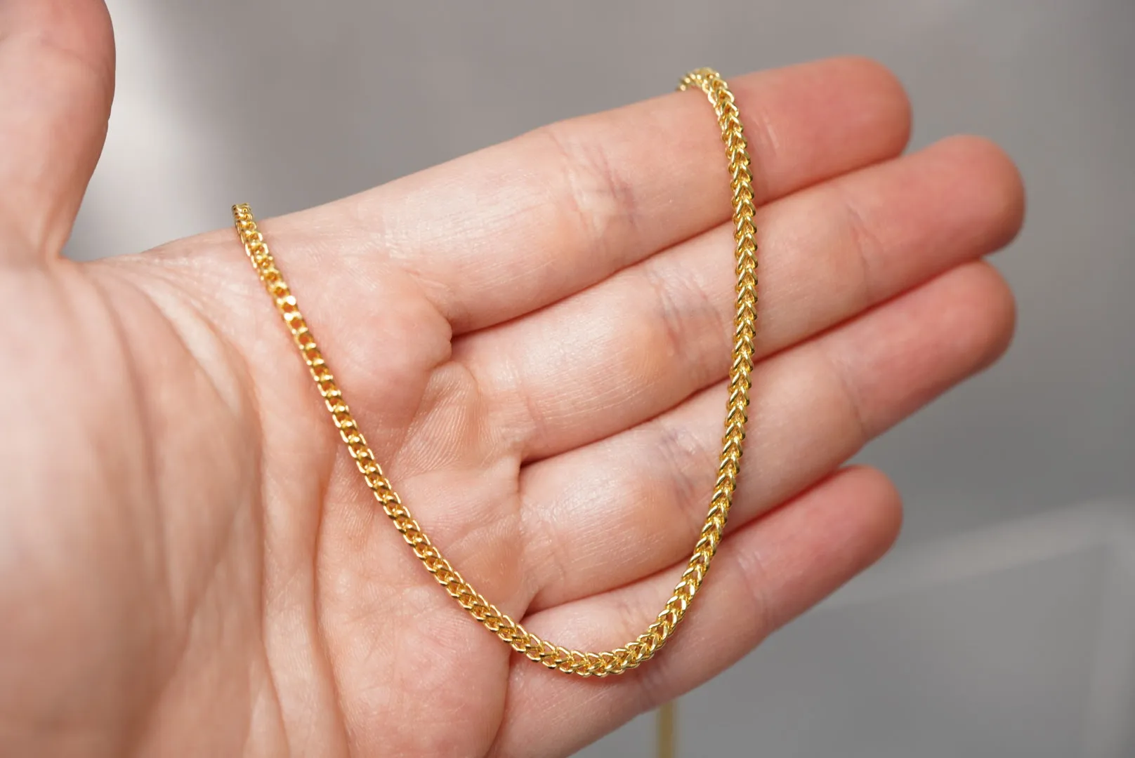 14k Classic Luxury – Medium Franco Chain That Defines Style and Durability