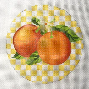 22-251 Oranges on Checks Round