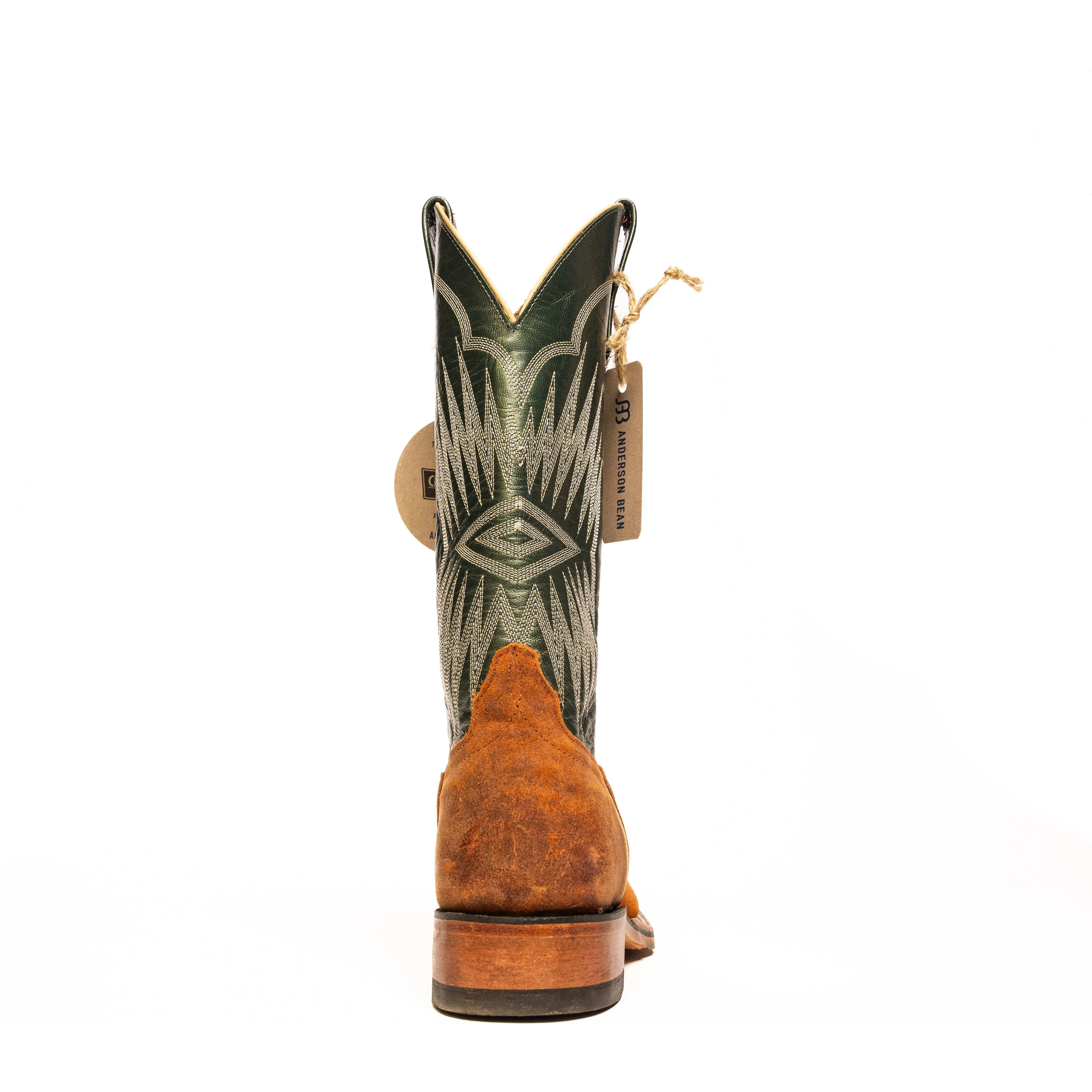 Anderson Bean Rosewood Kudu with Green Velvet Luster Top