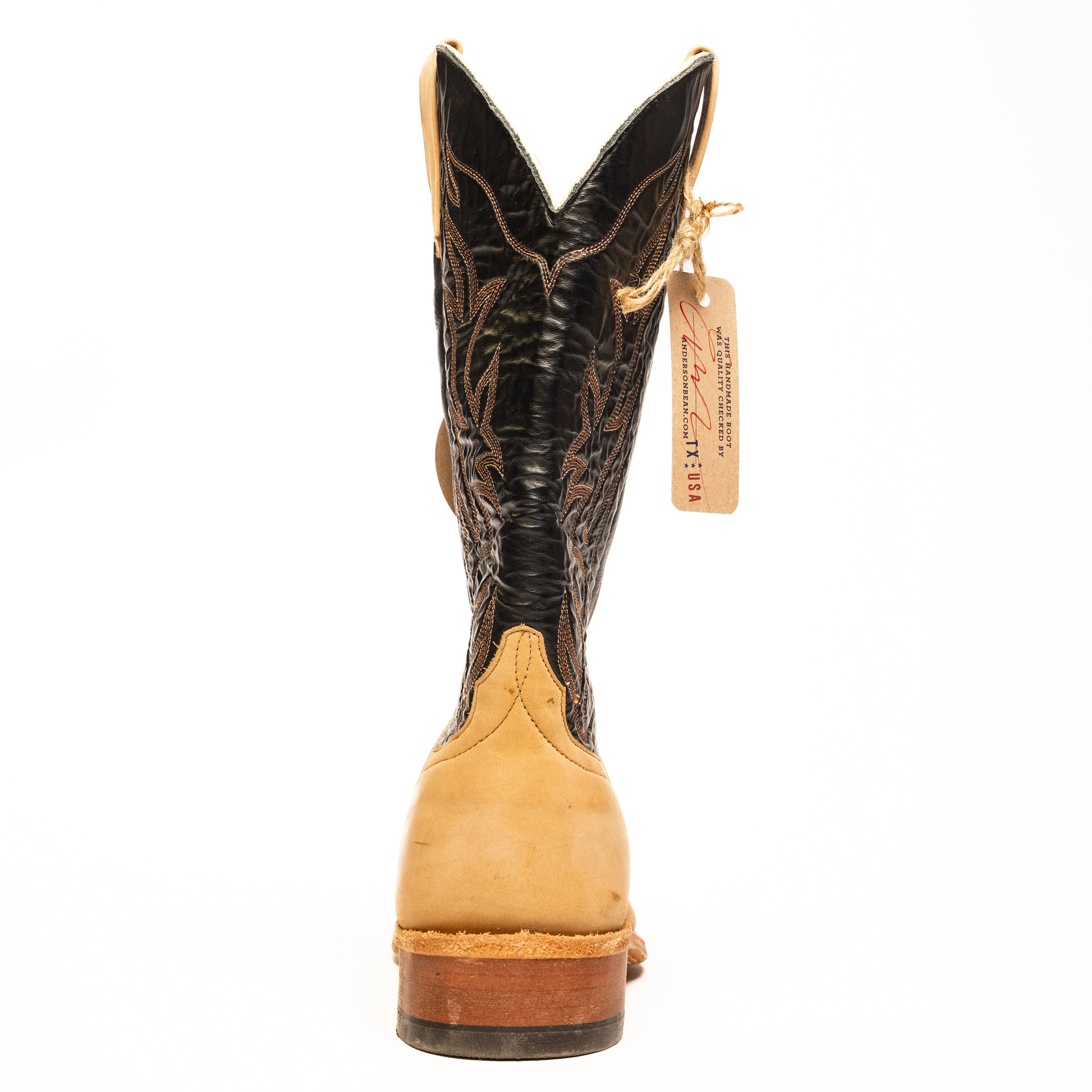 Anderson Bean Tan Crazy Horse with Black Glove Top