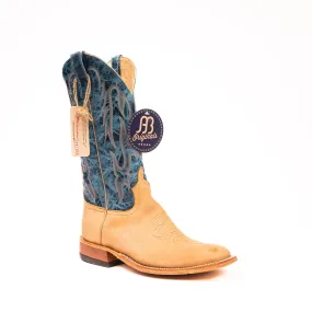 Anderson Bean Tan Crazyhorse with Royal Top