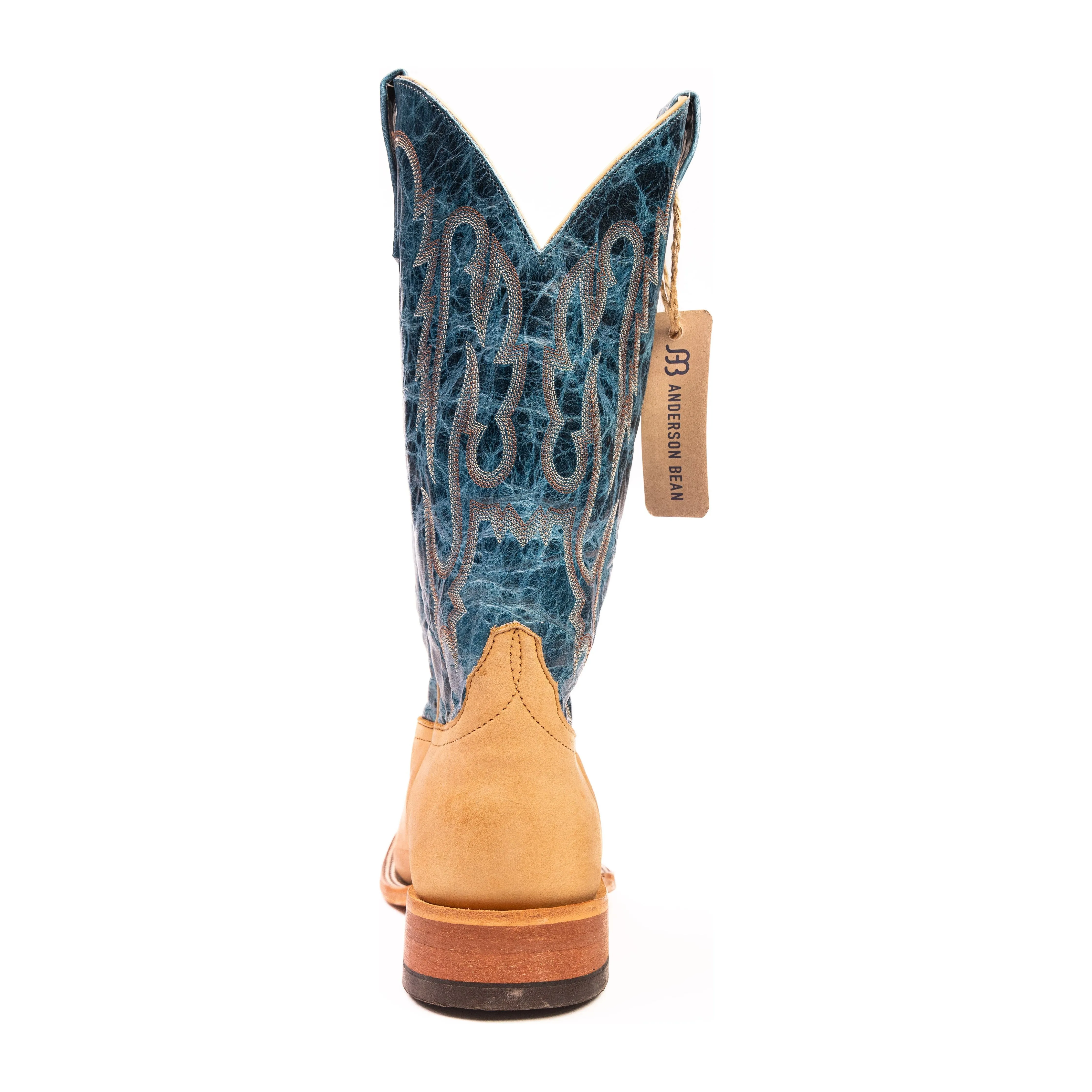 Anderson Bean Tan Crazyhorse with Royal Top