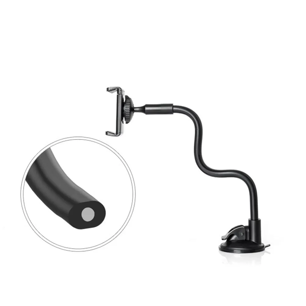Car Phone Holder Mount Suction Cup Hose Navigation Bracket
