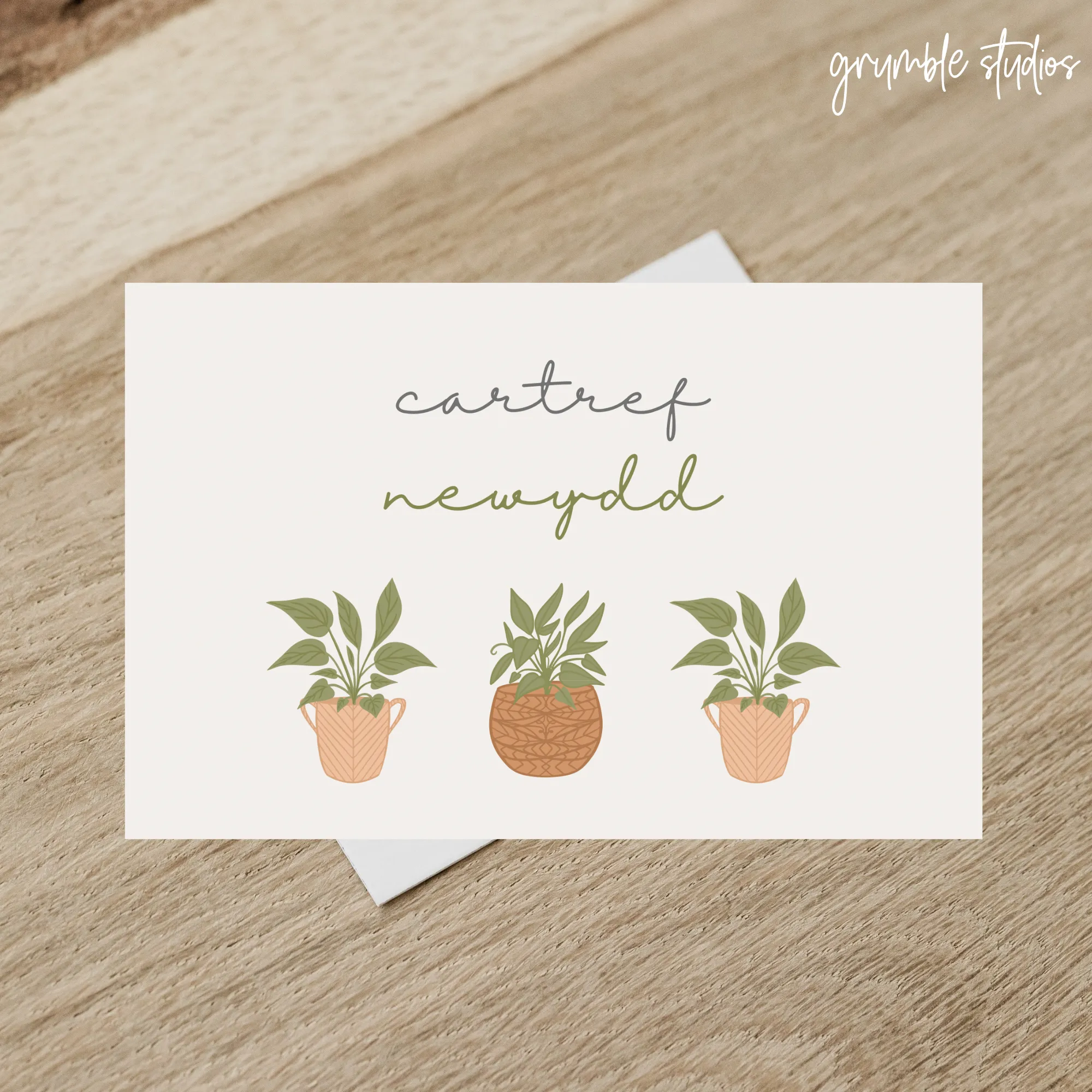 Cartref Newydd Welsh Card