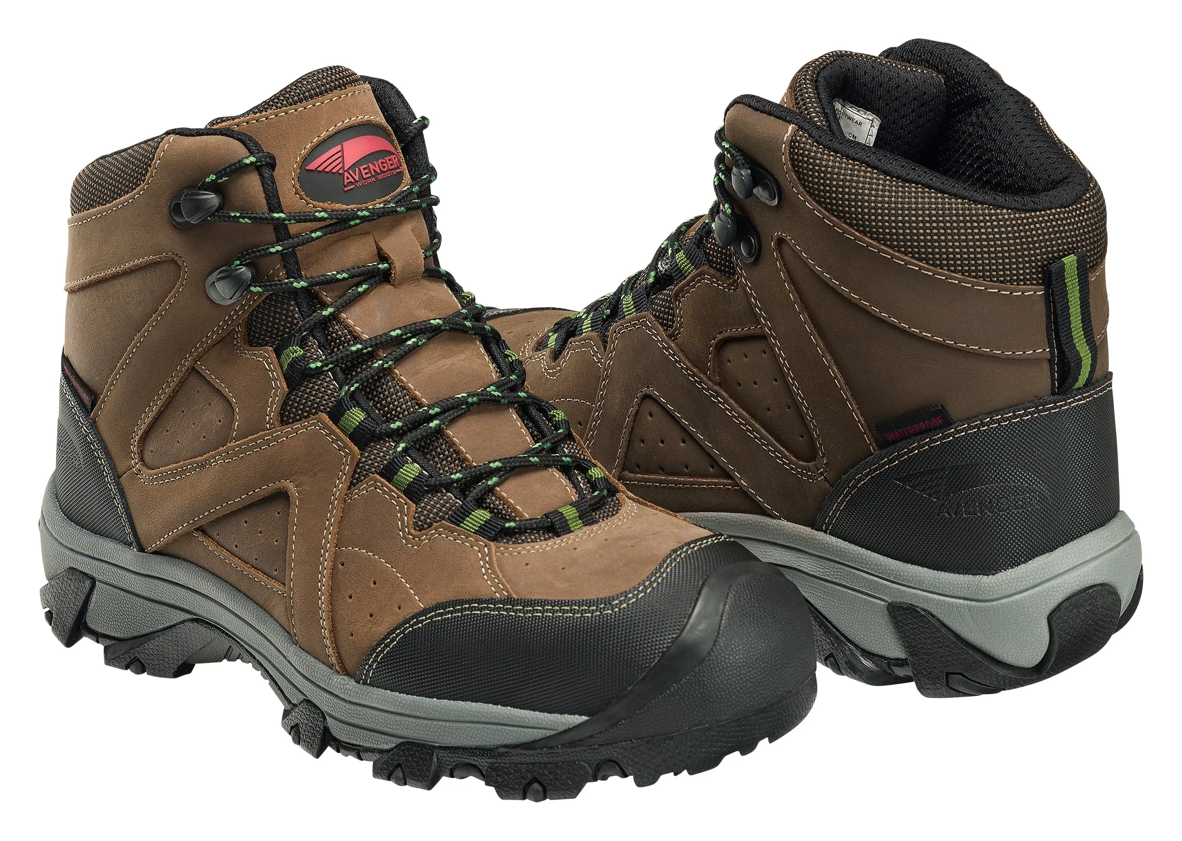 Crosscut Brown Steel Toe EH PR WP 6" Work Boot