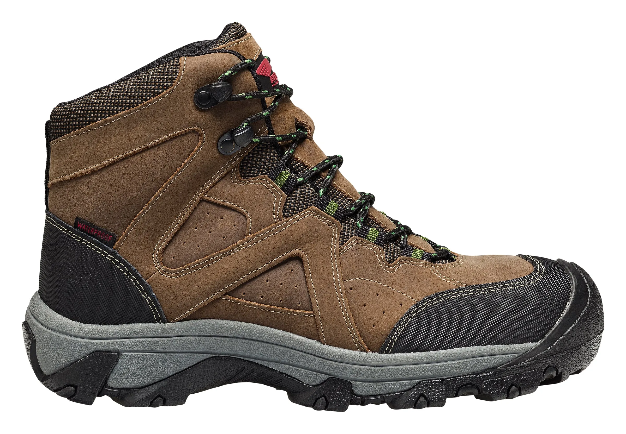 Crosscut Brown Steel Toe EH PR WP 6" Work Boot