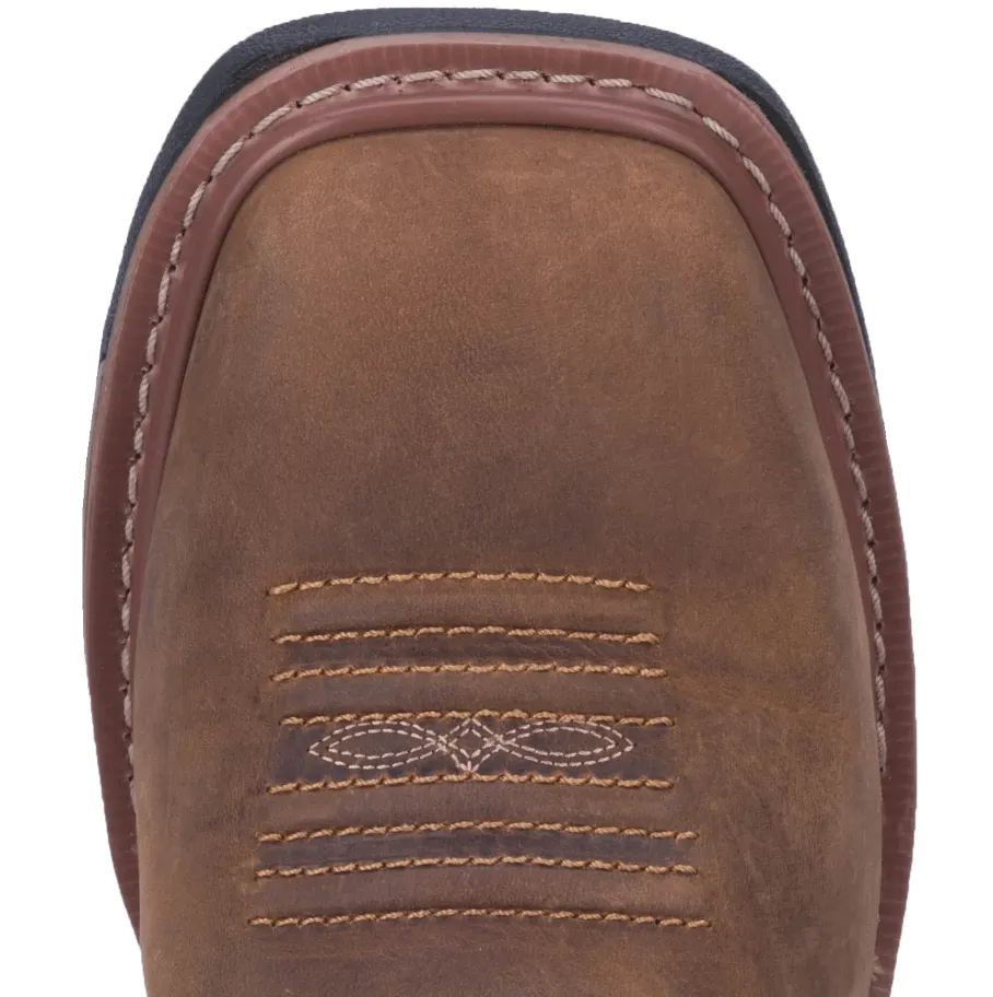 Dan Post Men's Blayde Saddle Tan Waterproof Work Boots DP69402
