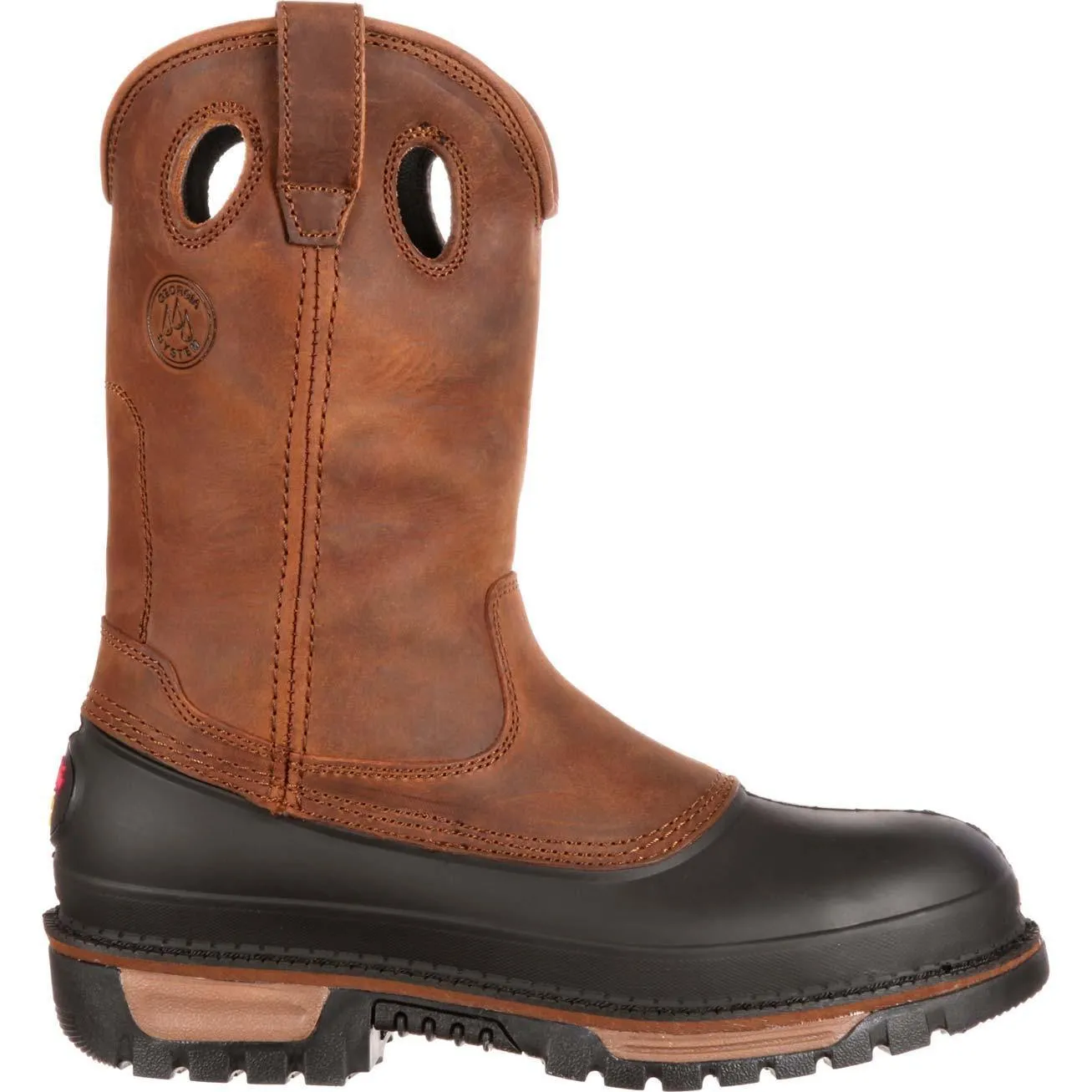 Georgia Boot Muddog Steel Toe Waterproof Wellington