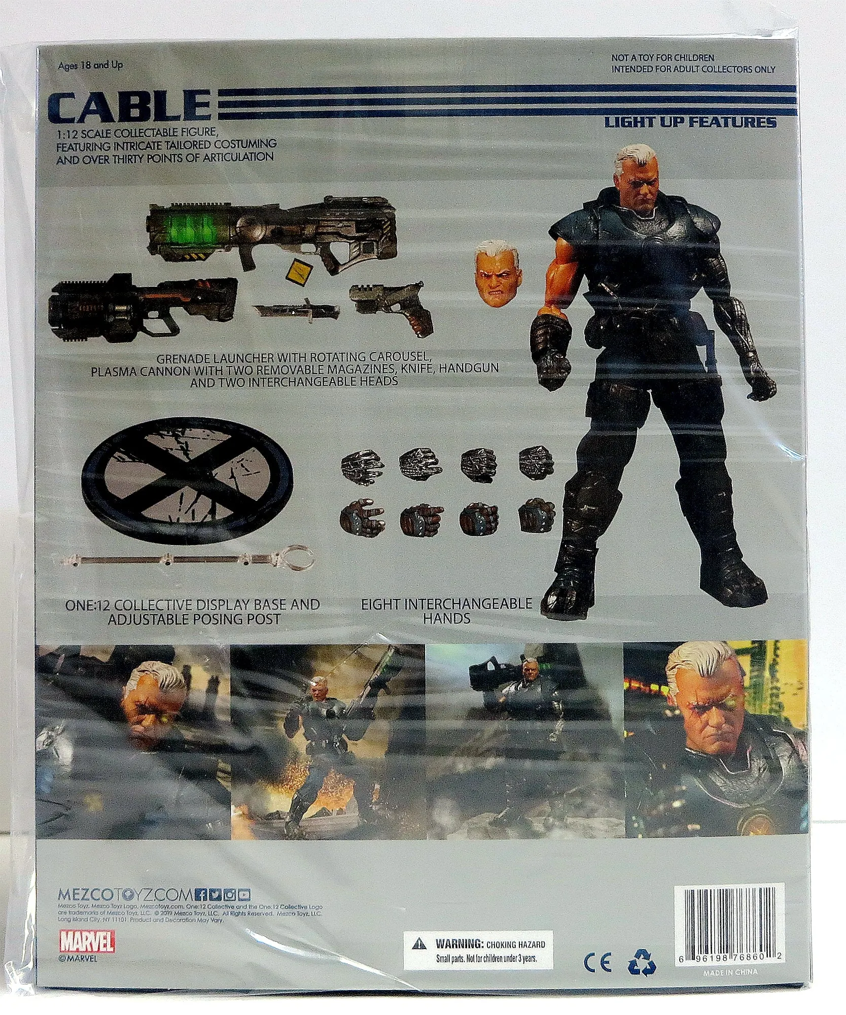 Mezco One 12 Marvel Comics Cable Action Figure