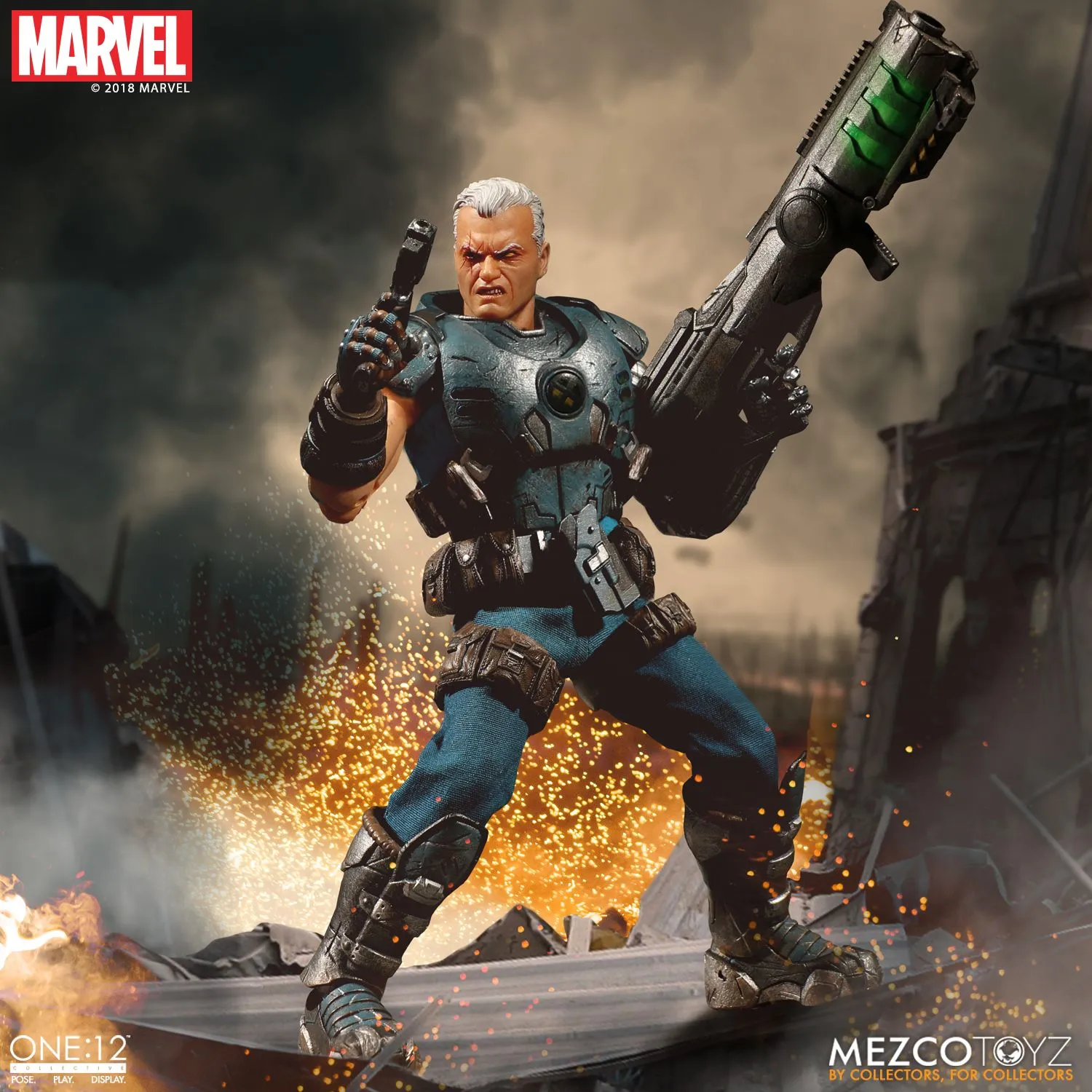 Mezco One 12 Marvel Comics Cable Action Figure