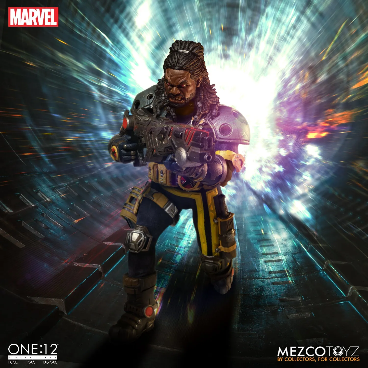 Mezco One 12 Marvel X-Men Bishop Action Figure
