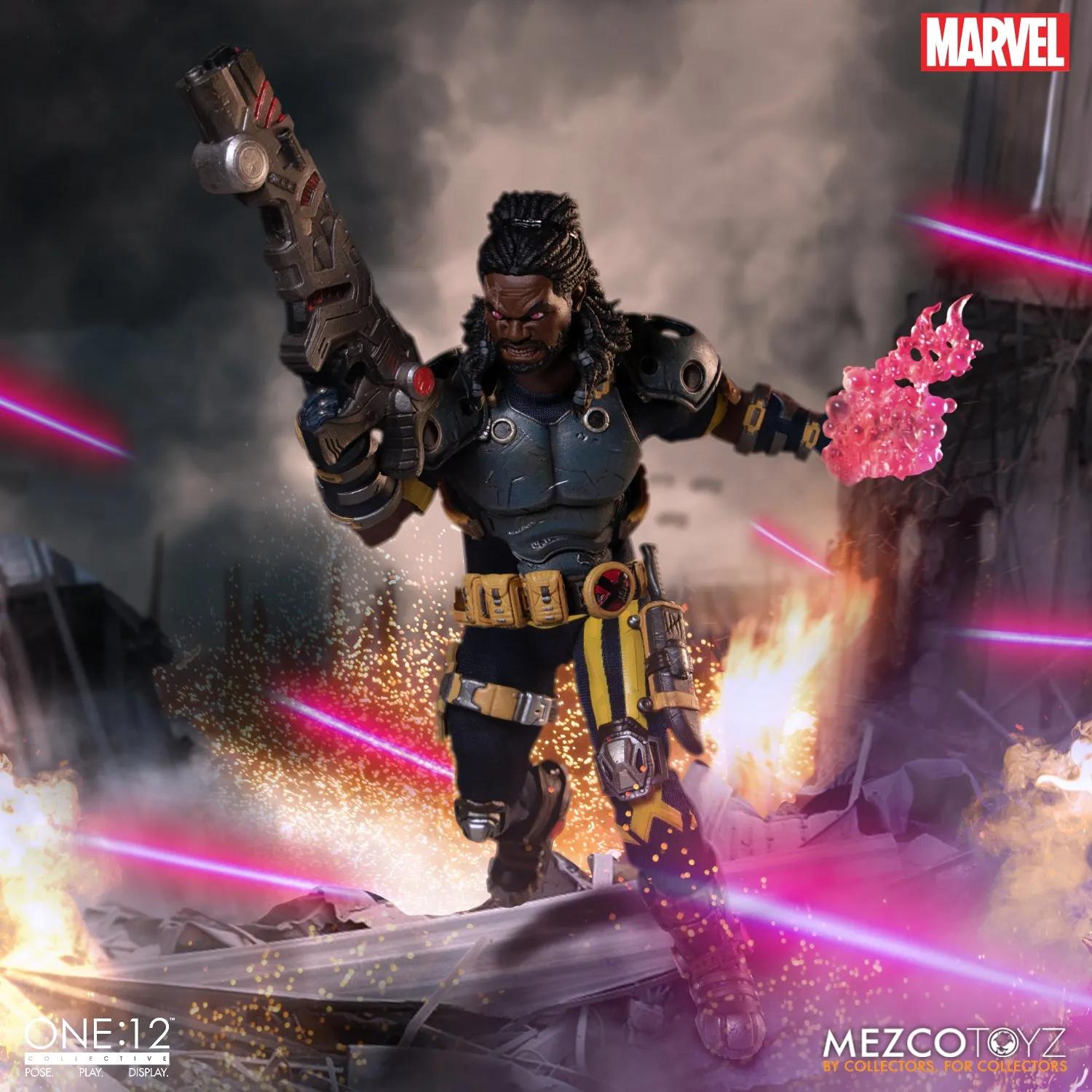 Mezco One 12 Marvel X-Men Bishop Action Figure