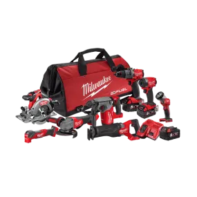Milwaukee 18V 5.0Ah Li-ion Cordless FUEL 8pce Combo Kit M18FPP8A3503B