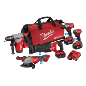 Milwaukee M18ONEPP5A3503B 5 Piece 18V FUEL ONE-KEY Combo Kit