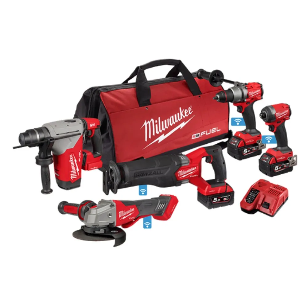 Milwaukee M18ONEPP5A3503B 5 Piece 18V FUEL ONE-KEY Combo Kit