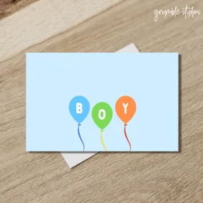 New Baby Boy Card