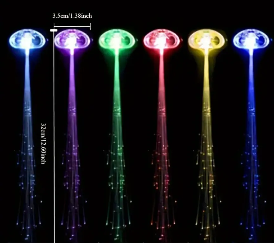 RadiantGlow LED Hair Light Clips
