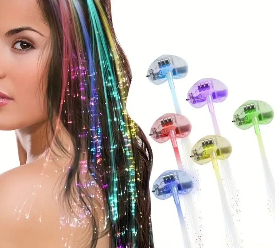 RadiantGlow LED Hair Light Clips