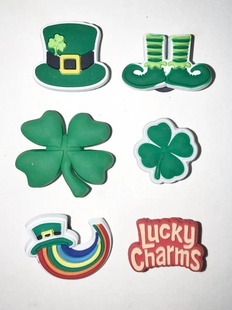 St. Patricks Day shoe charms