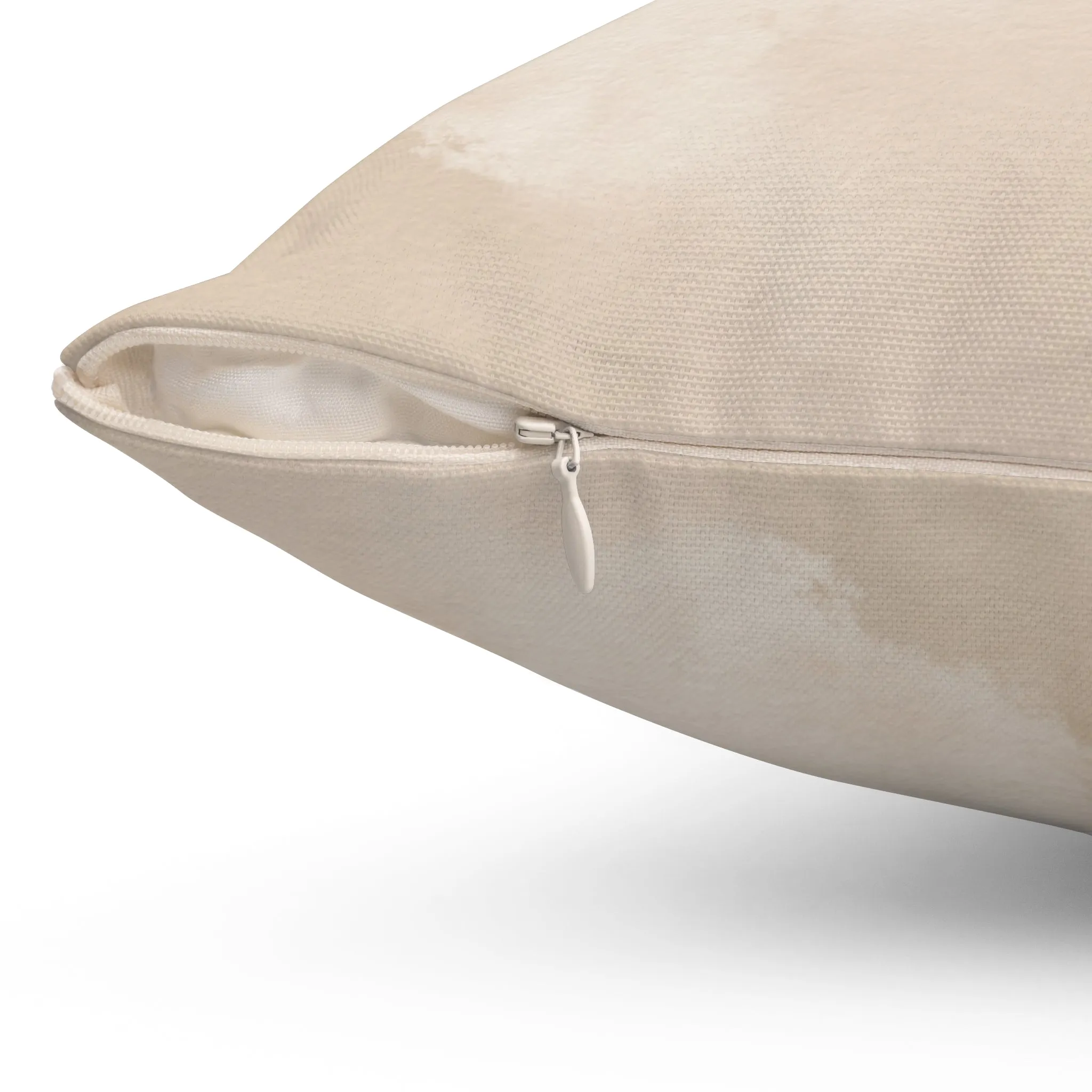 Warm and Cozy Spun Polyester Square Pillow – Perfect Home Decor for Fall & Winter