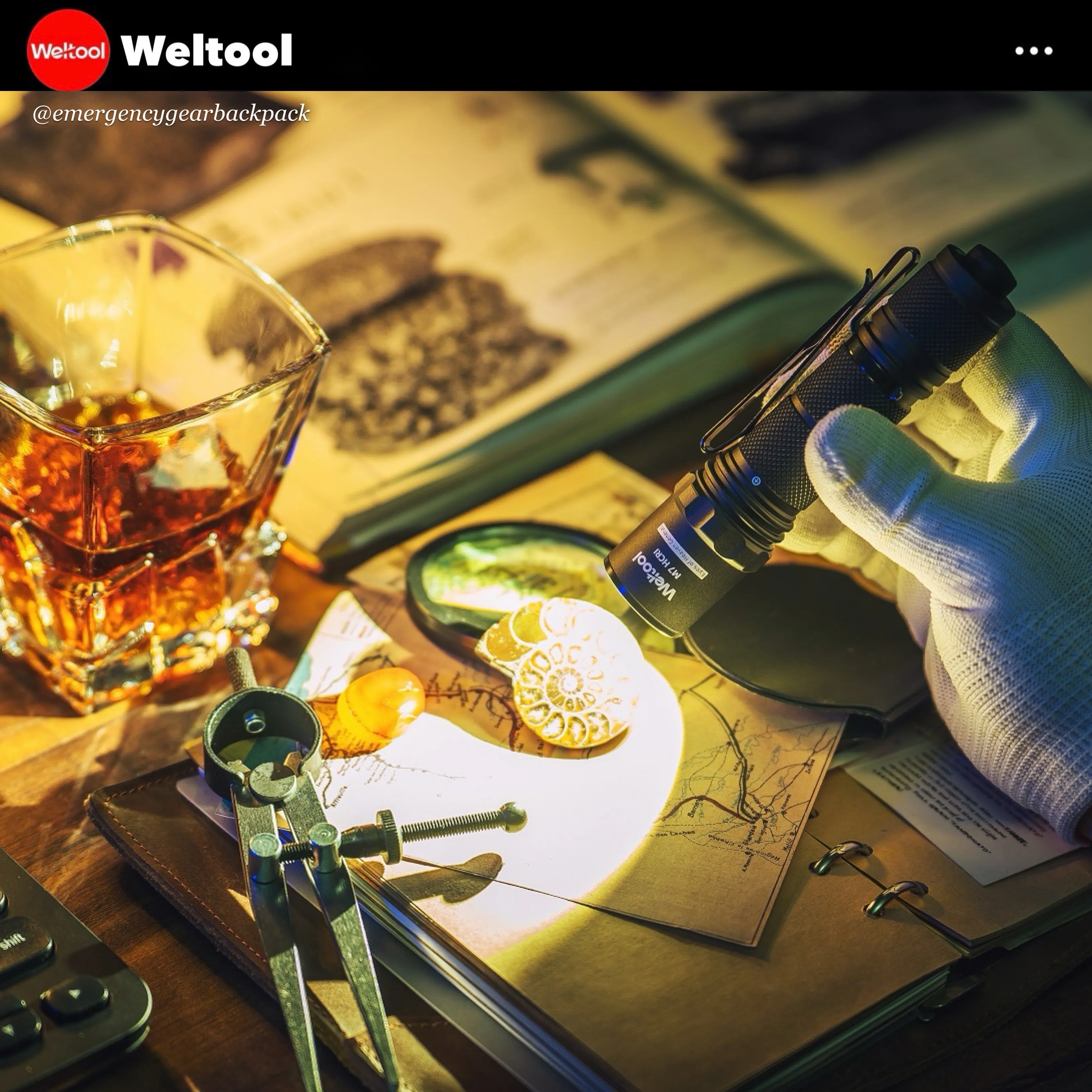 Weltool M7 HCRI CRI98 EDC Flashlight