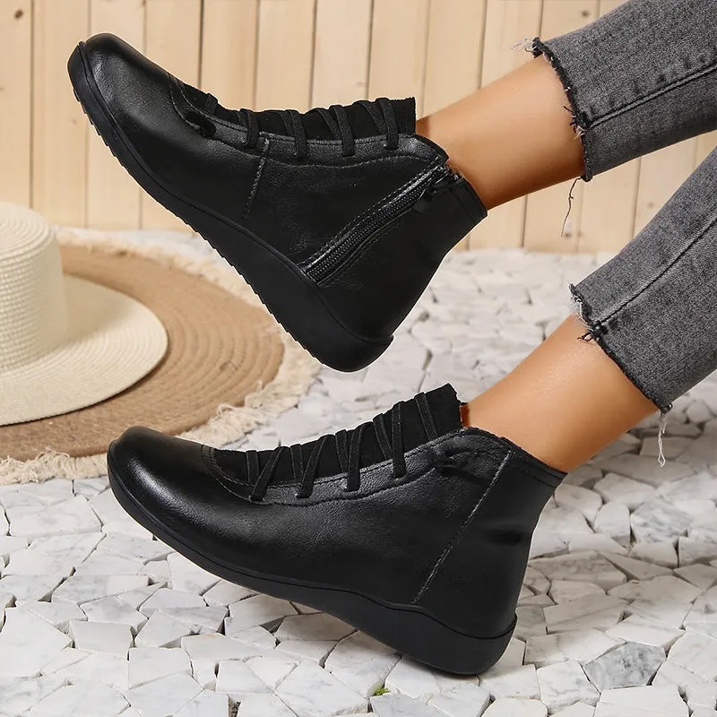 Women's Comfortable Vintage Arch Support Ankle Boots